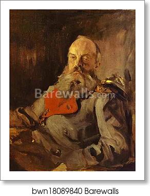 Portrait of Grand Duke Mikhail Nikolayevich by Valentin Serov, Art Print Portrait of Grand Duke Mikhail Nikolayevich by Valentin Serov, Art Print