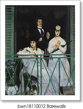 The Balcony by Édouard Manet, Art Print