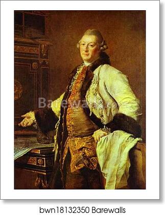 Portrait of Alexander Kokorinov, Director and First Rector of the Academy of Arts in St. Petersburg by Dmitry Levitzky, Art Print Portrait of Alexander Kokorinov, Director and First Rector of the Academy of Arts in St. Petersburg by Dmitry Levitzky, Art Print