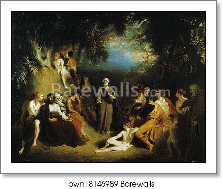Homer Reciting His Poems by Sir Thomas Lawrence, Art Print
