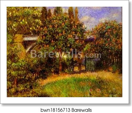 Railway Bridge at Chatou by Pierre-Auguste Renoir, Art Print