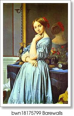 Portrait of Countess D'Haussonville by Jean-Auguste-Dominique Ingres, Art Print Portrait of Countess D'Haussonville by Jean-Auguste-Dominique Ingres, Art Print
