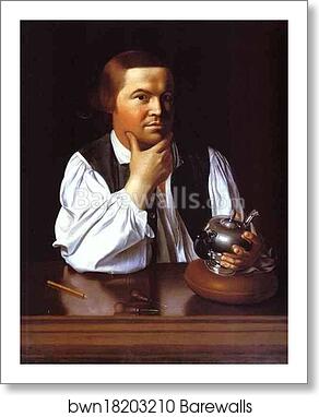 Portrait of Paul Revere by John Singleton Copley, Art Print