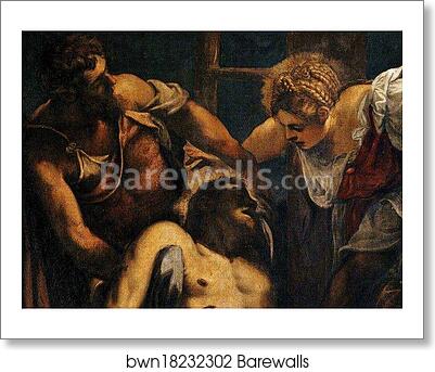 Deposition of the Christ. Detail by Jacopo Robusti, Called Tintoretto, Art Print Deposition of the Christ. Detail by Jacopo Robusti, Called Tintoretto, Art Print