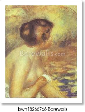 The Bather by Pierre-Auguste Renoir, Art Print