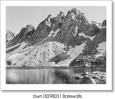 Kearsarge Pinnacles, Kings River Canyon (Proposed as a national park), California, 1936. Photographs of National Parks and Monuments, compiled 1941 - 1942, documenting the period ca. 1933 - 1942 by Ansel Adams (1902-1984), Art Print Kearsarge Pinnacles, Kings River Canyon (Proposed as a national park), California, 1936. Photographs of National Parks and Monuments, compiled 1941 - 1942, documenting the period ca. 1933 - 1942 by Ansel Adams (1902-1984), Art Print