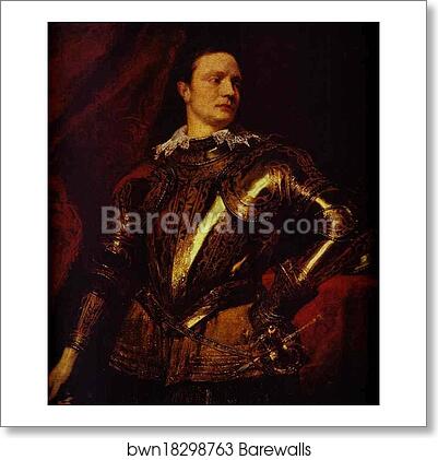 Portrait of a Man in Gilt Armor by Sir Anthony Van Dyck, Art Print Portrait of a Man in Gilt Armor by Sir Anthony Van Dyck, Art Print