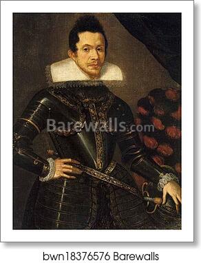 Portrait of a Soldier by Sofonisba Anguissola, Art Print