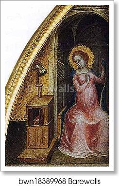 The Coronation of the Virgin among Saints and Angels. Detail by Giusto De’ Menabuoi, Art Print The Coronation of the Virgin among Saints and Angels. Detail by Giusto De’ Menabuoi, Art Print