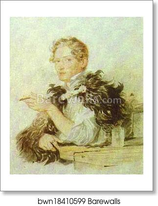 Portrait of Count A. A. Perovsky (the Writer Anton Pogorelsky) by Alexander Brulloff, Art Print Portrait of Count A. A. Perovsky (the Writer Anton Pogorelsky) by Alexander Brulloff, Art Print