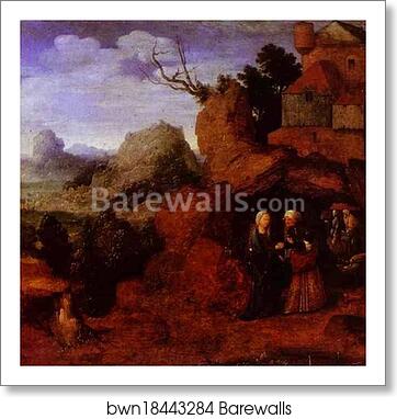 The Visitation by Jan Van Scorel, Art Print