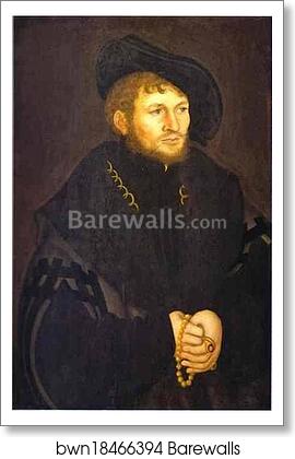 Portrait of A Lord of Köckerits by Lucas Cranach The Elder, Art Print Portrait of A Lord of Köckerits by Lucas Cranach The Elder, Art Print