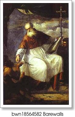 St. John the Alms-Giver by Titian, Art Print