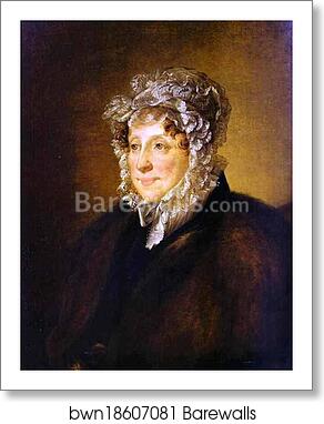Portrait of an Elderly Woman in a Cap by Vasily Tropinin, Art Print