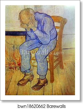 Old Man in Sorrow by Vincent Van Gogh, Art Print