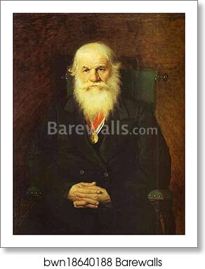 Portrait of the Merchant Ivan Kamynin by Vasily Perov, Art Print Portrait of the Merchant Ivan Kamynin by Vasily Perov, Art Print