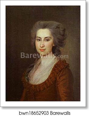 Portrait of Countess N. F. Vorontsova by Dmitry Levitzky, Art Print