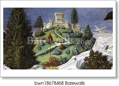 Procession of the Magus Balthazar. Detail by Benozzo Gozzoli, Art Print Procession of the Magus Balthazar. Detail by Benozzo Gozzoli, Art Print