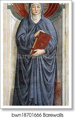 St. Monica by Benozzo Gozzoli, Art Print