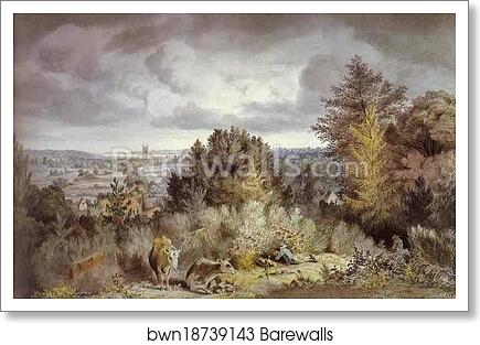 Dedham Church and Vale by John Constable, Art Print