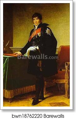 Portrait of Count Reynault de Saint Jean d'Angély by Baron François-Pascal-Simon Gérard, Art Print Portrait of Count Reynault de Saint Jean d'Angély by Baron François-Pascal-Simon Gérard, Art Print