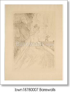 La Loge: A Performance of Faust by Henri De Toulouse-Lautrec, Art Print
