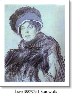 Portrait of Princess Olga Orlova by Valentin Serov, Art Print