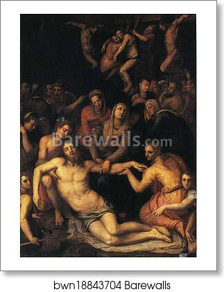 Descent from the Cross and Lamentation by Agnolo Bronzino, Art Print Descent from the Cross and Lamentation by Agnolo Bronzino, Art Print