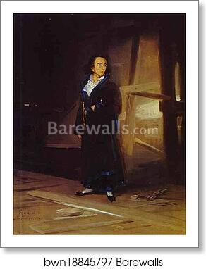 Portrait of the Artist Julio Asensio by Francisco De Goya Y Lucientes, Art Print