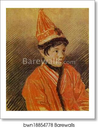 Portrait of a Kalmyk Woman Bayausta by Orest Kiprensky, Art Print Portrait of a Kalmyk Woman Bayausta by Orest Kiprensky, Art Print