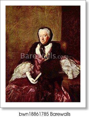Portrait of Mary Atkins, Mrs. Martin by Allan Ramsay, Art Print Portrait of Mary Atkins, Mrs. Martin by Allan Ramsay, Art Print