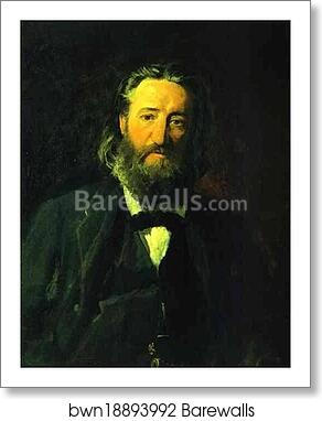 Portrait of Joseph Daumangé by Nikolay Gay, Art Print