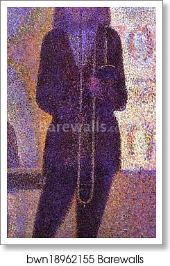 Invitation to the Sideshow (La Parade de Cirque). Detail by Georges Seurat, Art Print Invitation to the Sideshow (La Parade de Cirque). Detail by Georges Seurat, Art Print
