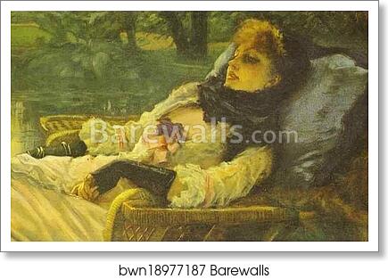 The Dreamer (Summer Evening) by Jacques Joseph Tissot (A.K.A. James Tissot), Art Print