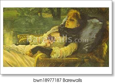 The Dreamer (Summer Evening) by Jacques Joseph Tissot (A.K.A. James Tissot), Art Print The Dreamer (Summer Evening) by Jacques Joseph Tissot (A.K.A. James Tissot), Art Print
