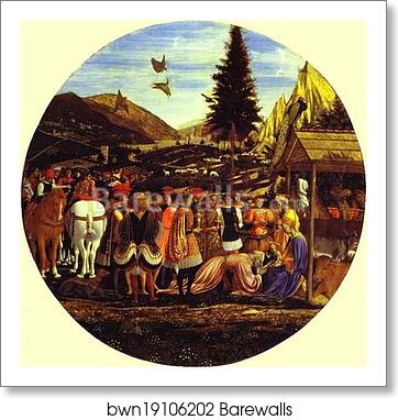 The Adoration of the Magi by Domenico Veneziano, Art Print