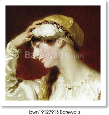 Mrs. Jens Wolff (1771-1829). Detail by Sir Thomas Lawrence, Art Print Mrs. Jens Wolff (1771-1829). Detail by Sir Thomas Lawrence, Art Print