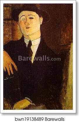 Portrait of the Art Dealer Paul Guillaume by Amedeo Modigliani, Art Print Portrait of the Art Dealer Paul Guillaume by Amedeo Modigliani, Art Print