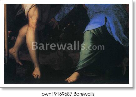 Noli me tangere. Detail by Agnolo Bronzino, Art Print