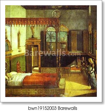Legend of St. Ursula: St. Ursula's Dream by Vittore Carpaccio, Art Print Legend of St. Ursula: St. Ursula's Dream by Vittore Carpaccio, Art Print