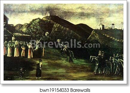 Wedding in the Old-Time Georgia by Niko Pirosmani, Art Print Wedding in the Old-Time Georgia by Niko Pirosmani, Art Print