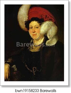 Portrait of Countess N. A. Zubova by Vasily Tropinin, Art Print