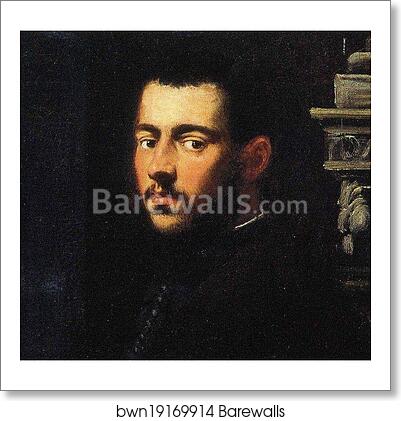 Portrait of a Man. Detail by Jacopo Robusti, Called Tintoretto, Art Print Portrait of a Man. Detail by Jacopo Robusti, Called Tintoretto, Art Print