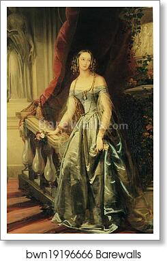 Portrait of Grand Duchess Olga Nikolaevna by Christina Robertson, Art Print