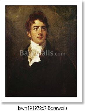 The Hon. William Lamb, MP (Later Lord Melbourne) (1779-1848) by Sir Thomas Lawrence, Art Print