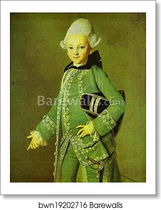 Portrait of Alexey Bobrinsky as a Child by Carl-Ludwig Johann Christineck, Art Print Portrait of Alexey Bobrinsky as a Child by Carl-Ludwig Johann Christineck, Art Print