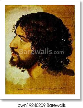 A Head of a Young Man by Alexander Ivanov, Art Print