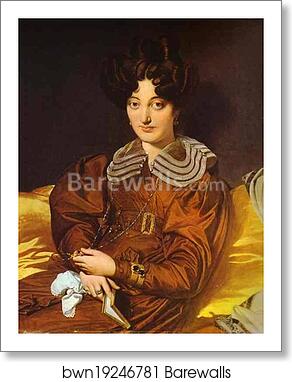Portrait of Madame Marcotte de Sainte-Marie by Jean-Auguste-Dominique Ingres, Art Print Portrait of Madame Marcotte de Sainte-Marie by Jean-Auguste-Dominique Ingres, Art Print
