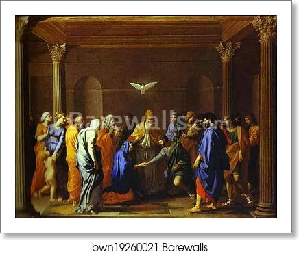 The Marriage of the Virgin by Nicolas Poussin, Art Print