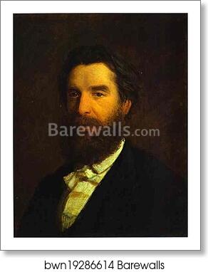 Portrait of Ivan Zabela by Nikolay Gay, Art Print